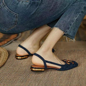 Audrey | Elegant Wildleder-Slingbacks Shoes