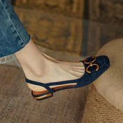 Audrey | Elegant Wildleder-Slingbacks Shoes