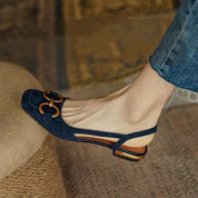 Audrey | Elegant Wildleder-Slingbacks Shoes