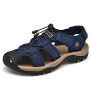 Outdoor Hook-Loop Adventure Sandals Blue Sandals