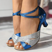 Women’s Glitter Peep Toe Sandals Sandals