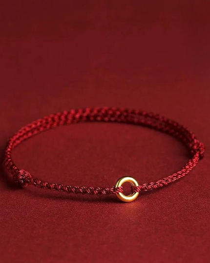 Kabbalah Guardian Bead Bracelet for Spiritual Protection Han Velvet & Gold Sphere Bracelets
