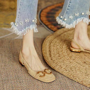 Audrey | Elegant Wildleder-Slingbacks Shoes