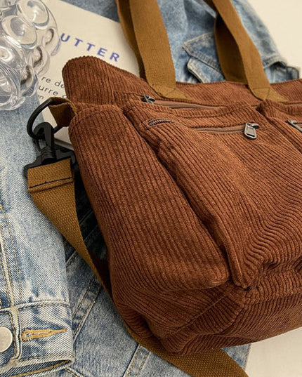 Luz™ | Urban Corduroy Tote Bag