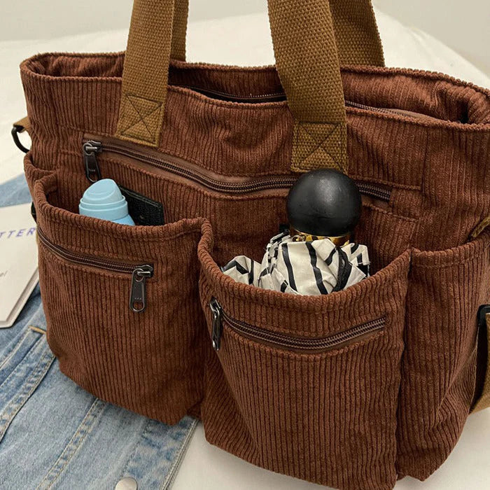 Luz™ | Urban Corduroy Tote Bag