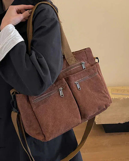 Luz™ | Urban Corduroy Tote Coffee Bag