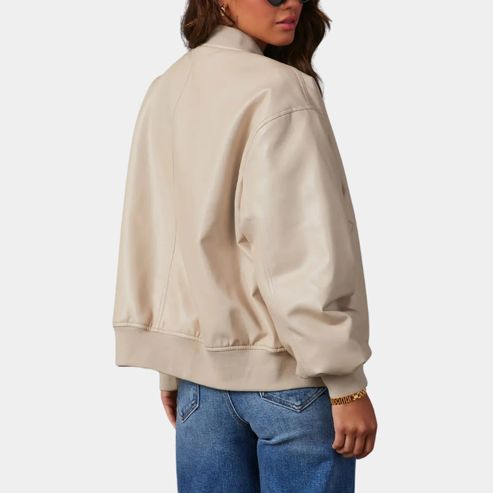 Women's Casual Leather Jacket Jackets