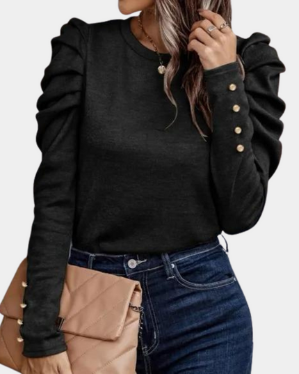 Audrey- Modern Blouse for Women Black Blazers