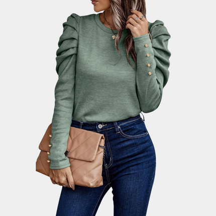 Audrey- Modern Blouse for Women Green Blazers