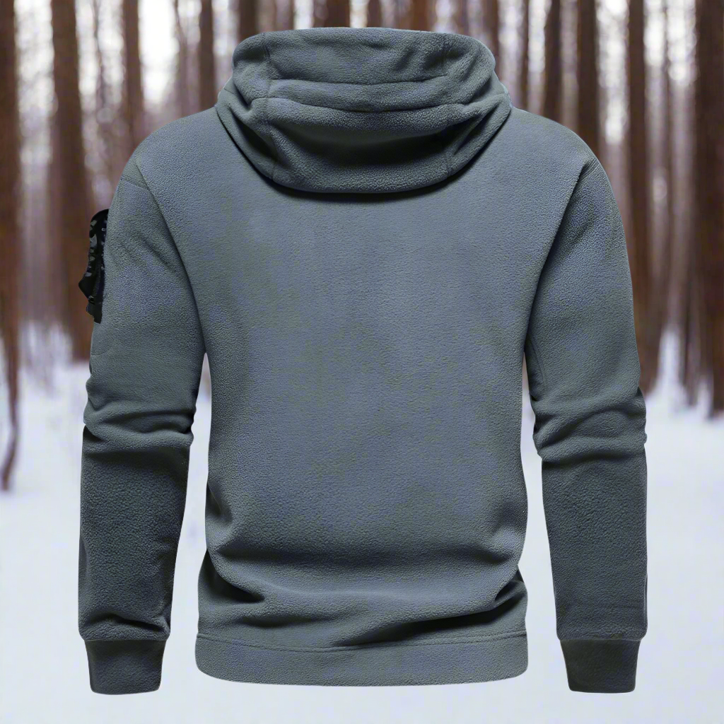 Multi-Pocket Tactical Fleece Hoodie Fleece Hoodie