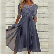 Olivia | Classy Dress Purple Dresses