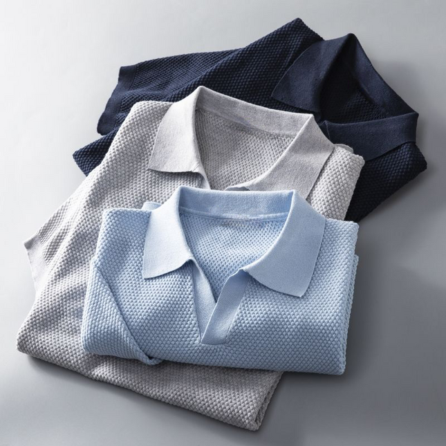 Charles | Peruvian Cotton Polo Shirt Polo Shirts