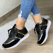 Stylish Orthopedic Sneakers for Women Black Shoes