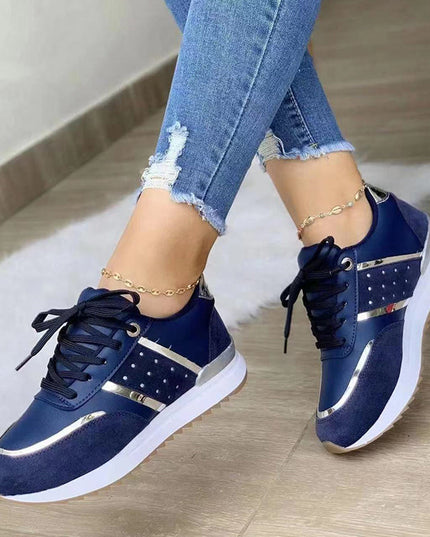 Stylish Orthopedic Sneakers for Women Blue Sneakers