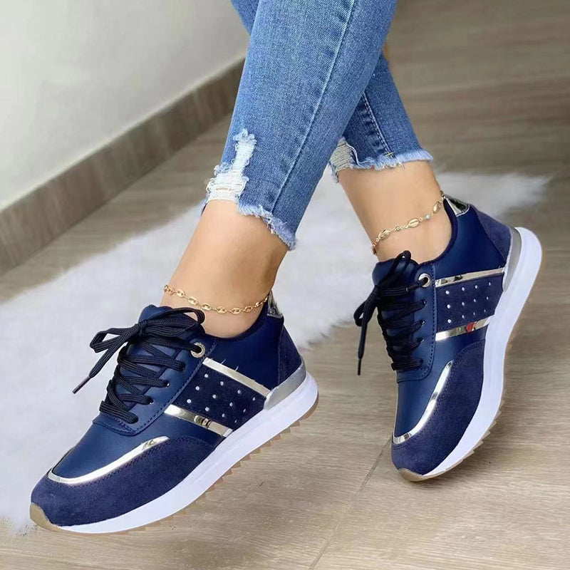 Stylish Orthopedic Sneakers for Women Blue Shoes