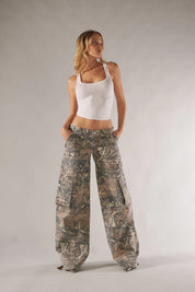 Camo Cargo Pants - OKOHOKO   # #