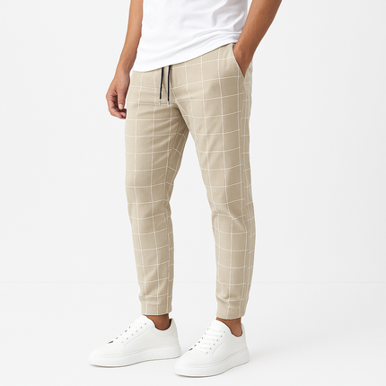 Kairo Gridline Pants Khaki