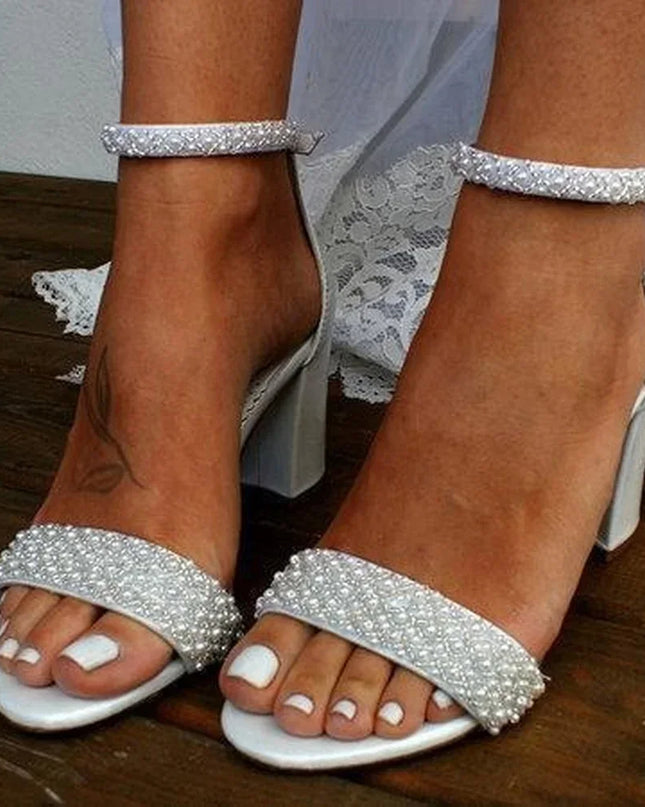 Celest™ – Bridal High Heels Silver Heels