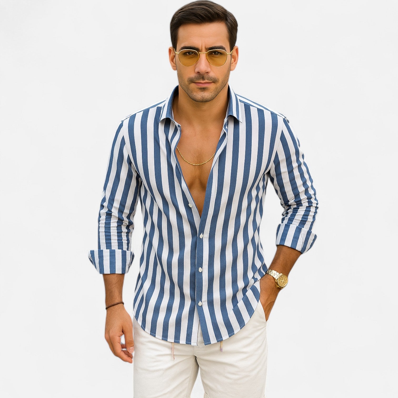 The Vittorio Striped Summer Shirt Shirts
