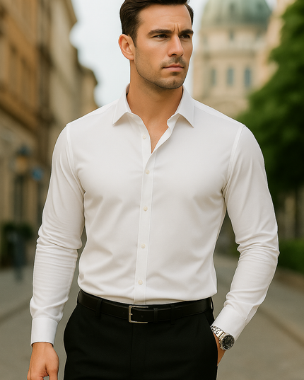 Edward | Premium Stretch-Fit Shirt Men Shirts