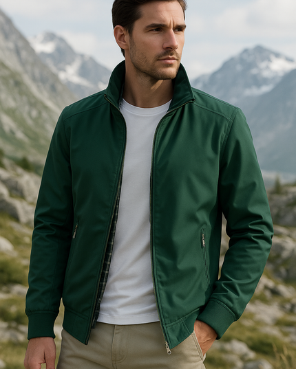 Men's Windproof Summer Jacket Green Jackets