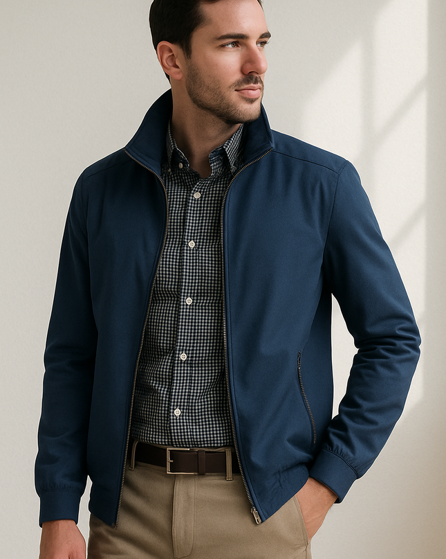 Men's Windproof Summer Jacket Blue Jackets