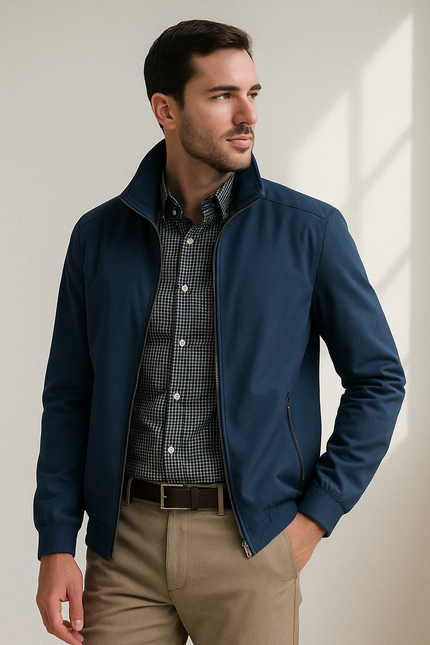 Men's Windproof Summer Jacket Blue Jackets