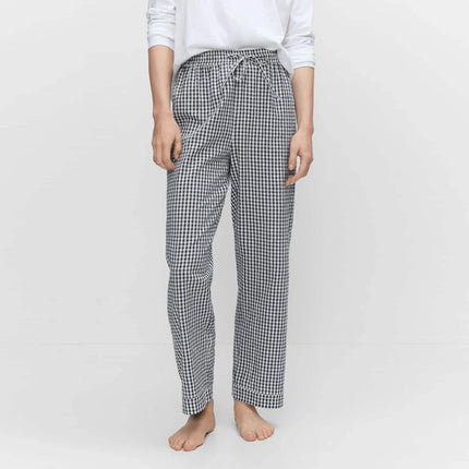 Suzie | High-waisted trousers with straight legs black kleding