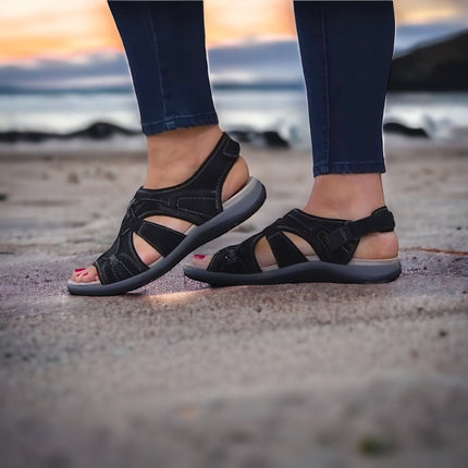 Women's Comfy Orthopedic Sandals Black Orthopedic Sandals