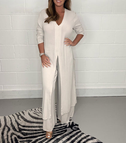 Capea | Airy Autumn Two-Piece Set Cream