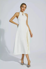 Cameron™ | Ruffled Sleeveless Midi Dress Dresses