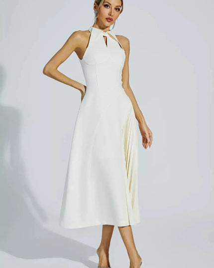 Cameron™ | Ruffled Sleeveless Midi Dress Dresses