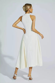 Cameron™ | Ruffled Sleeveless Midi Dress Dresses