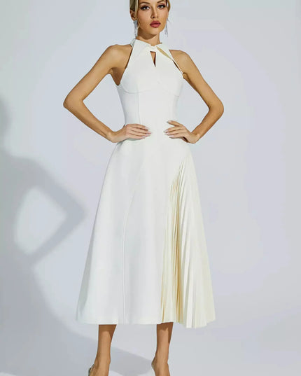 Cameron™ | Ruffled Sleeveless Midi Dress XL Dresses