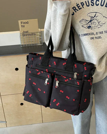 Camari™ | Cherry On Top Tote Black Bag