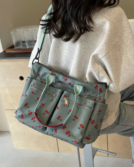 Camari™ | Cherry On Top Tote Green Bag