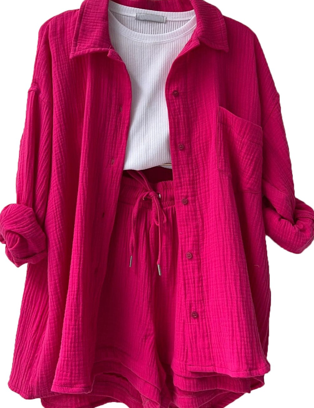 Emilia | Cotton Suit for Women Pink