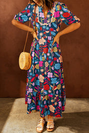 Alegri | Floral Pop Maxi Dress Multicolor Dresses