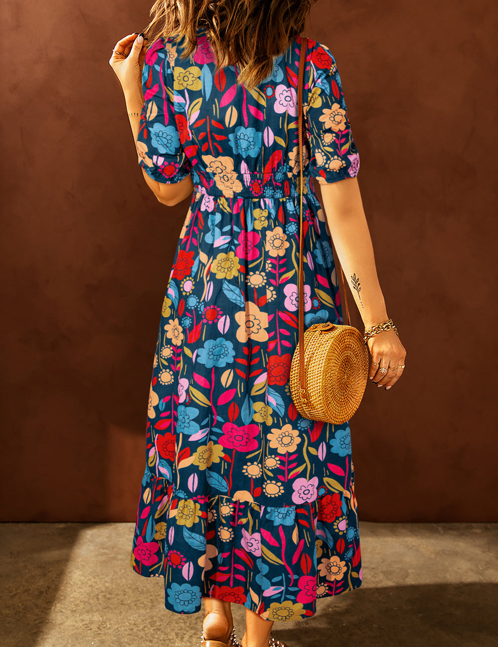Alegri | Floral Pop Maxi Dress Dresses