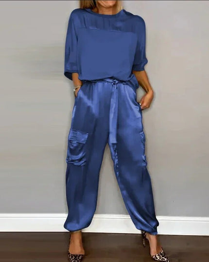 Ally | Two Piece Set Blue