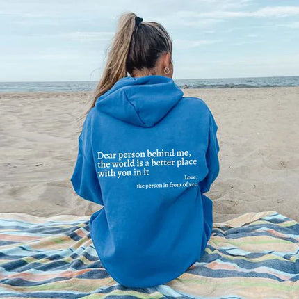 'Dear Person Behind Me' Hoodie - OKOHOKO   # #