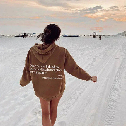 'Dear Person Behind Me' Hoodie - OKOHOKO   # #