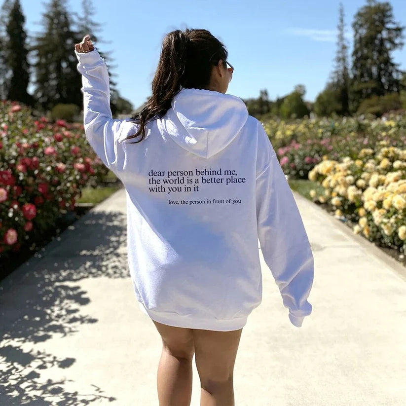 'Dear Person Behind Me' Hoodie - OKOHOKO   # #