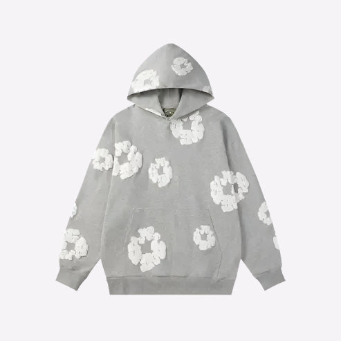 Denim Tears Hoodie Gray Hoodie
