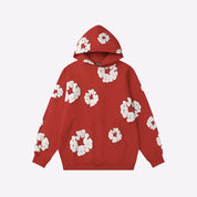 Denim Tears Hoodie Red Hoodie
