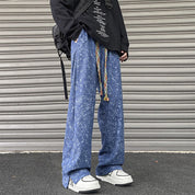 Glitch Textured Pant Men's Clothing