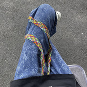 Glitch Textured Pant Men's Clothing