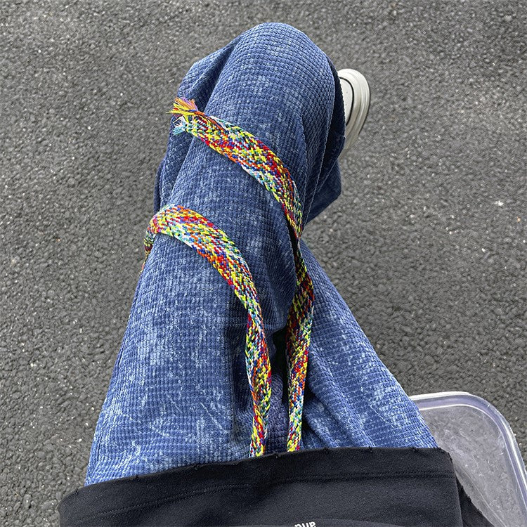 Glitch Textured Pant Men's Clothing