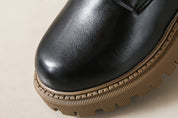 Fleece Lined Combat Boots Women's Footwear