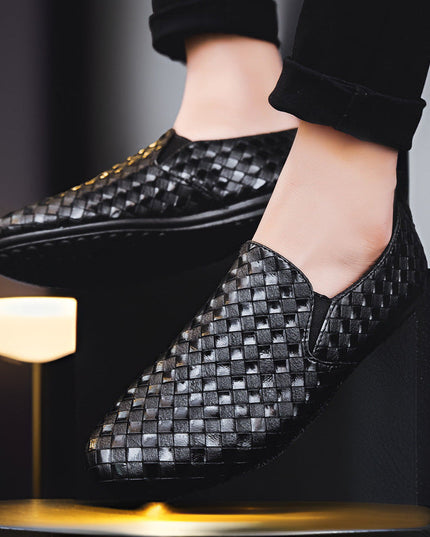 Stock Woven Slip-on Men's Footwear